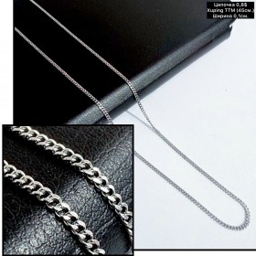 Цепочка Xuping 10169 TTM (45см.) Ширина 0,1cм.